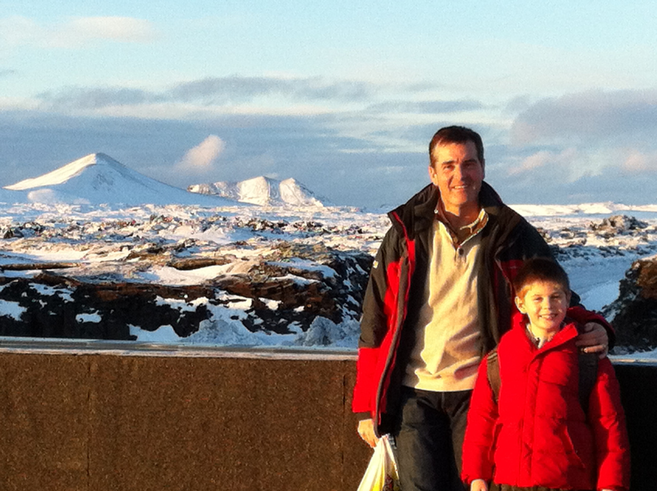 Sunshine, the Blue Lagoon and home…